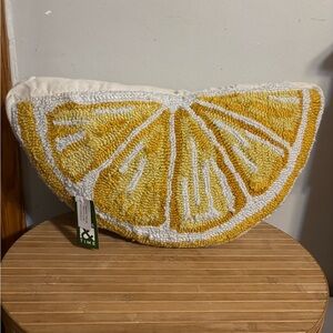 *NWT* Lemon Accent Pillow.